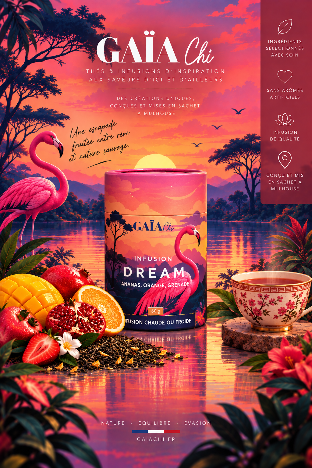Infusion Dream - Ananas Orange Grenade - Gaïa Chi