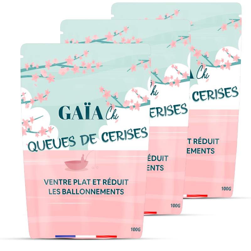 QUEUES DE CERISES - THÉ ANTI-BALLONNEMENTS, VENTRE PLAT